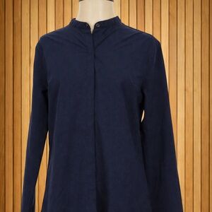 Ministry of Supply Navy Small Blouse Performance Fabric Like New